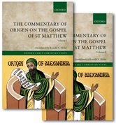 Cover for The Commentary of Origen on the Gospel of St Matthew