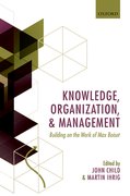 Cover for Knowledge, Organization, and Management