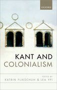 Cover for Kant and Colonialism