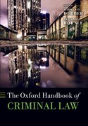 Cover for The Oxford Handbook of Criminal Law