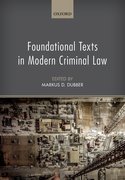 Cover for Foundational Texts in Modern Criminal Law