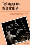 Cover for The Constitution of the Criminal Law
