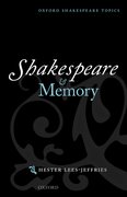 Cover for Shakespeare and Memory - 9780199674251
