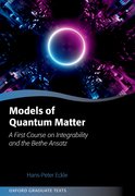 Cover for Models of Quantum Matter