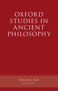 Cover for Oxford Studies in Ancient Philosophy, Volume 45