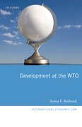 Cover for Development at the WTO