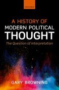 Cover for A History of Modern Political Thought