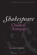 Cover for Shakespeare and Classical Antiquity