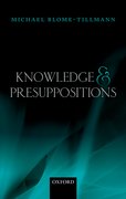 Cover for Knowledge and Presuppositions
