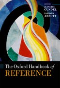 Cover for The Oxford Handbook of Reference