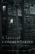 Cover for Classical Commentaries