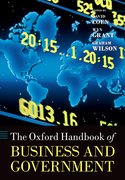 Cover for The Oxford Handbook of Business and Government