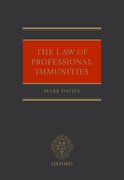 Cover for The Law of Professional Immunities