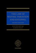 Cover for The Law of Waiver, Variation and Estoppel