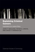 Cover for Explaining Criminal Careers