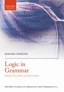 Cover for Logic in Grammar