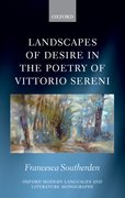Cover for Landscapes of Desire in the Poetry of Vittorio Sereni