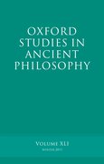 Cover for Oxford Studies in Ancient Philosophy, Volume 41