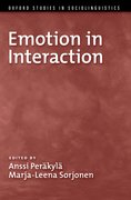 Cover for Emotion in Interaction