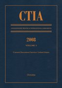 Cover for CTIA: Consolidated Treaties & International Agreements 2008 Vol 3