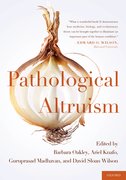 Cover for Pathological Altruism