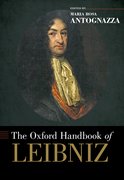 Cover for The Oxford Handbook of Leibniz