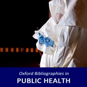 Cover for Oxford Bibliographies in Public Health