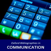 Cover for Oxford Bibliographies in Communication