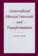 Cover for Generalized Musical Intervals and Transformations