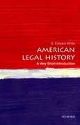 Cover for American Legal History: A Very Short Introduction
