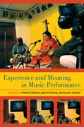 Cover for Experience and Meaning in Music Performance