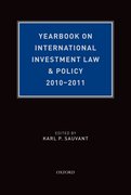 Cover for Yearbook on International Investment Law & Policy 2010-2011