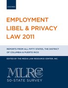 Cover for Employment Libel & Privacy Law 2011