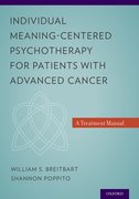 Cover for Individual Meaning-Centered Psychotherapy for Patients with Advanced Cancer