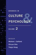Cover for Advances in Culture and Psychology