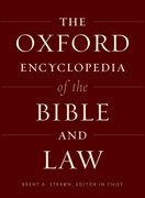 Cover for The Oxford Encyclopedia of the Bible and Law