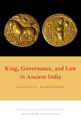 Cover for King, Governance, and Law in Ancient India