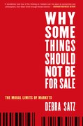 Cover for Why Some Things Should Not Be for Sale