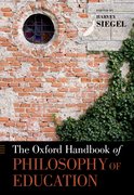 Cover for The Oxford Handbook of Philosophy of Education