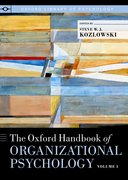 Cover for The Oxford Handbook of Organizational Psychology, Volume 1