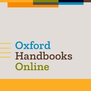 Cover for Oxford Handbooks Online - 9780199930234
