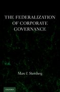 Cover for The Federalization of Corporate Governance