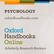 Cover for Oxford Handbooks Online: Psychology