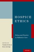 Cover for Hospice Ethics