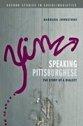 Cover for Speaking Pittsburghese