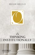 Cover for On Thinking Institutionally