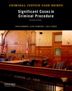 Cover for Significant Cases in Criminal Procedure