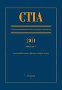 Cover for CTIA: Consolidated Treaties & International Agreements 2011 Volume 5