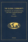 Cover for THE GLOBAL COMMUNITY YEARBOOK OF INTERNATIONAL LAW AND JURISPRUDENCE 2010