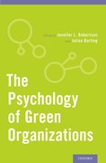 Cover for The Psychology of Green Organizations